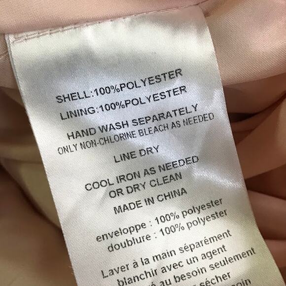 WHITE by Vera Wang V-Neck Halter Gown 6 Sleeveless Wedding Slit Sash Blush NWT - Picture 5 of 7